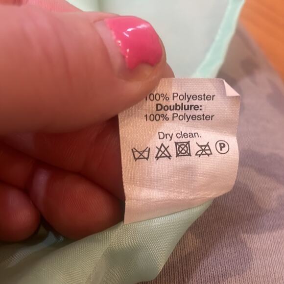 J. Crew Floral Lined Teal/Blue/Orange Shift Dress - Size 0 - Picture 6 of 6